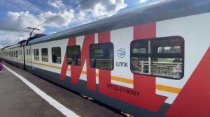 Электропоезд ЭП2Д-0180 «МЦД» пл.Сушкинская до ст.Можайск. 05.09.2025.