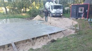 Этапы строительства дома на 70 м² в пос. Филино Калининградской области от компании Амбер Хаус