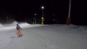 Вечернее на Альпике - первый спуск, первые впечатления