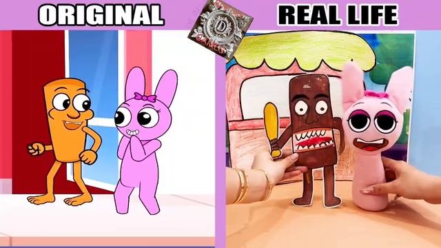 СПРУНКИ из ТИК ТОК или СПРУНКИ ШОУ! Жизни реальной СПРУНКИ ещё круче! Sprunki incredibox really!