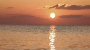 Крым, закат, море.