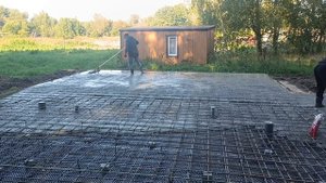 Этапы строительства дома на 70 м² в пос. Филино Калининградской области от компании Амбер Хаус