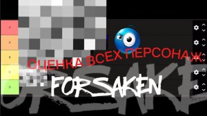 ТИР ЛИСТ ВСЕХ ПЕРСОНАЖЕЙ В FORSAKEN