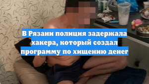 В Рязани полиция задержала хакера, который создал программу по хищению денег