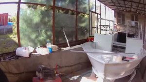 Продолжаем тюнинг лодки.Покраска лодки.