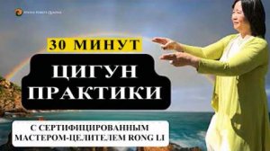 Ци02-14 SFQ Цигун ежедневно с инструктором и целителем Rong Li. Цигун Весеннего Леса (Чуньи Лин)
