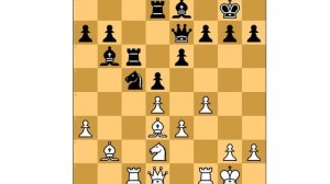 Мощная атака Александра Алехина с жертвой 2 слонов