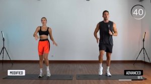 20 MIN INTENSE HIIT WORKOUT - ALL STANDING - Full Body, No Equipment, No Repeats