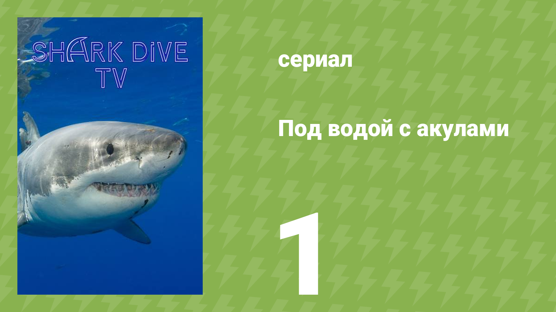 Под водой с акулами 1 серия (документальный сериал, 2023)