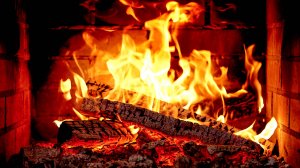 КАМИН 4К со звуками огня для расслабления. Fireplace 4K ULTRA HD