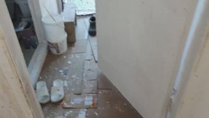 Начала шпаклевать. Отлыниваю от работы