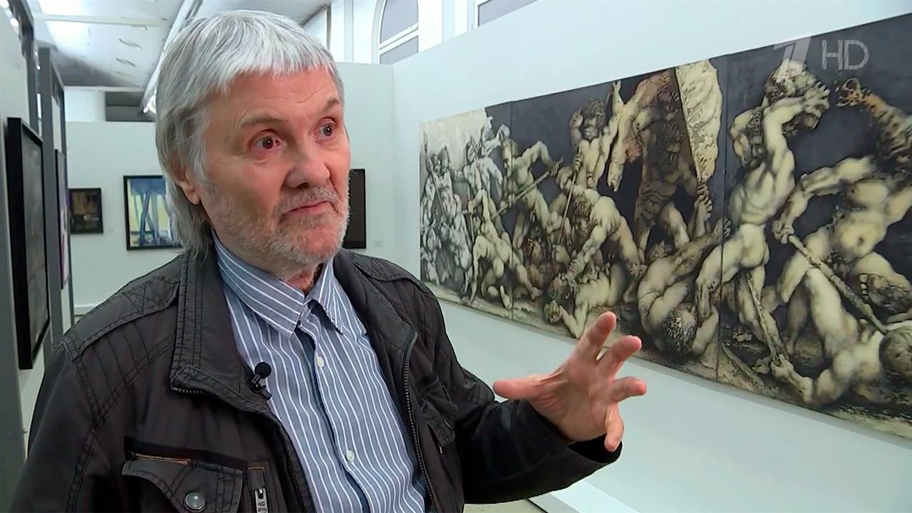 В Новом Манеже открылась выставка В. Михайлова, одного из самых известных художников Петербурга.