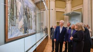 Мэр Москвы и министр культуры РФ открыли выставку Русского музея на ВДНХ