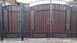 Модель №20. Ворота и калитка. 30 октября 2021 г.