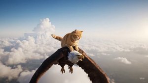 Василий летит на орле)))