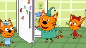 Три кота. сказки на ночь. мультфильм игра