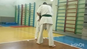 Моя идидуально тренировка карате киокушинкай с тренером с 40 школа Липецк