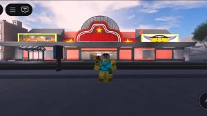 Идём в кино в роблоксе