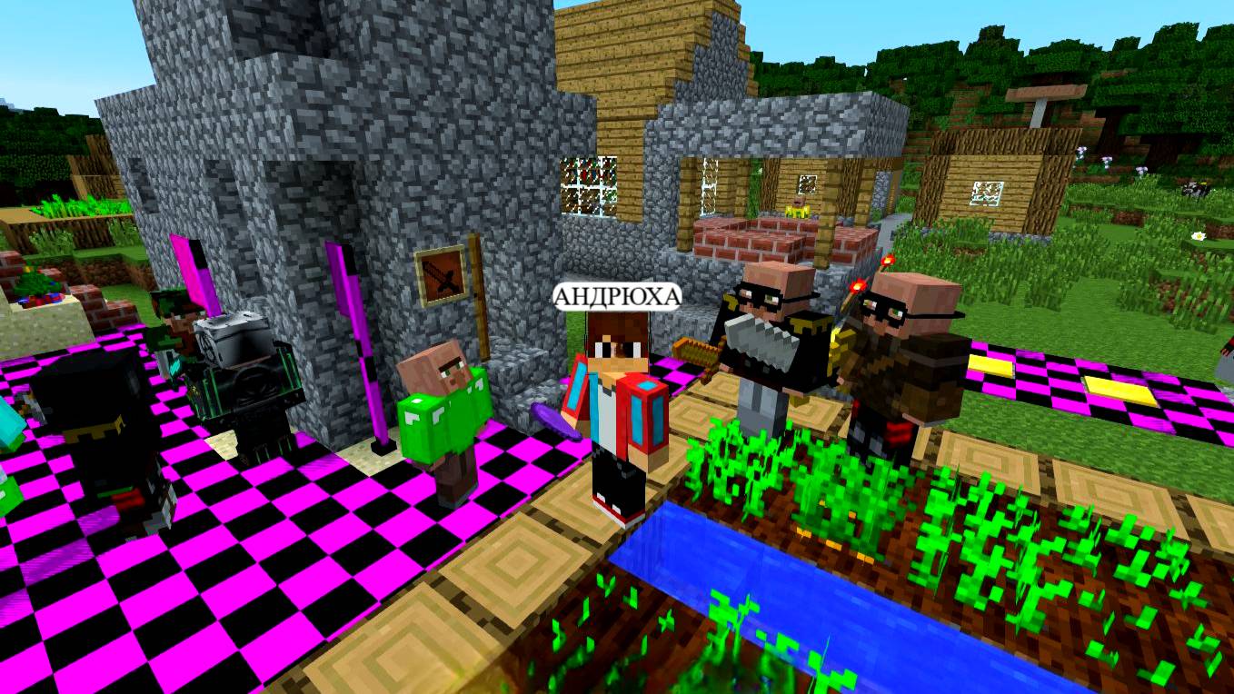 Мой житель теперь копатель! ⛏️ В Minecraft можно сделать так, чтобы жители занимались добычей ресурс