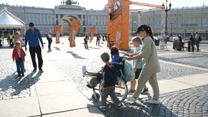 В Петербурге на Дворцовой площади прошел Фестиваль детской безопасности