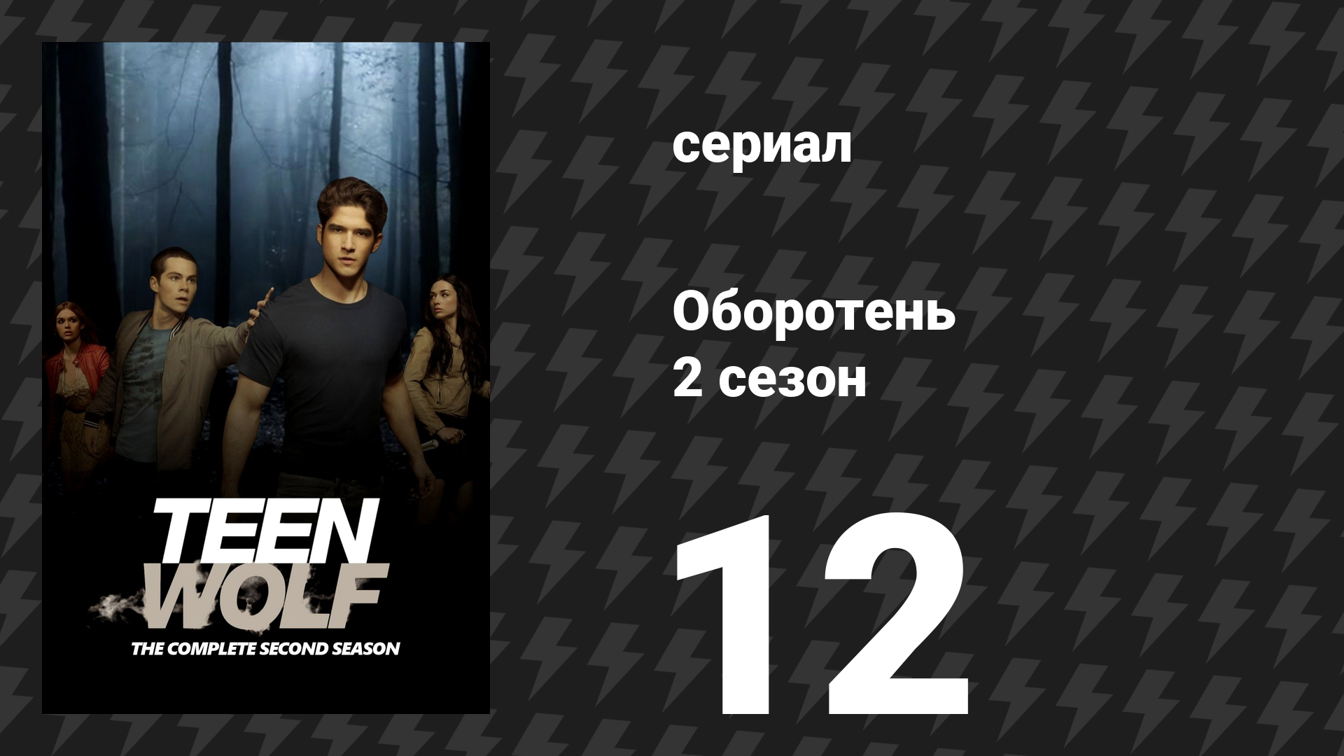 Оборотень 2 сезон 12 серия «Генеральный план» (сериал, 2012)