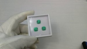 Изумруд колумбийский гидротермальный октагон  8*8 мм