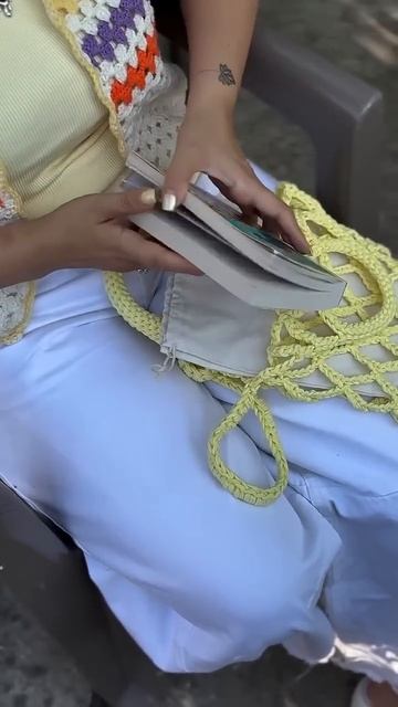 Идеальная летняя сумка-авоська связанная вручную, в наличии  #авоська #вязание #вязанаясумка смотреть онлайн