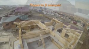 Мансардный этаж из кедрового бруса.  Уже история,  от  2014...