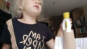 дед мороз елочная игрушка из втулки