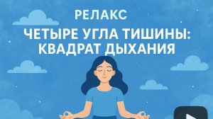 «Четыре угла тишины: квадрат дыхания»