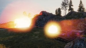 Стреляем в землю и иногда попадаем в танки)