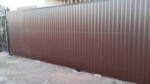 Модель №10. Ворота и калитка. 8 октября 2021 г.