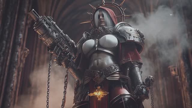 Adepta Sororitas\Warhammer 40K Cinematic\ Нейросеть смотреть онлайн