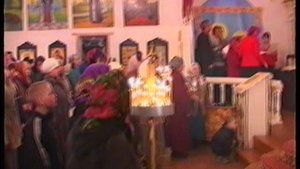 служба в храме Поспелиха 2003г