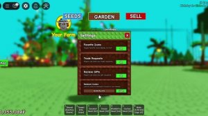 Новый код для вырасти сад