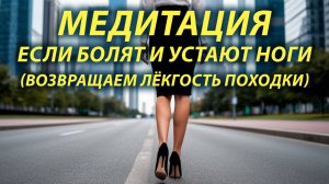 Медитация трансмедитация тетахилинг медитация: если устают и гудят ноги. Возвращаем лёгкость походки