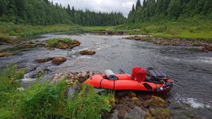 Сплав по реке Цильма или Затерянный Мир. Часть 11: Цильма от базы геологов до 65.321307 49.443533