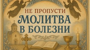 Не пропусти «Молитва в болезни»