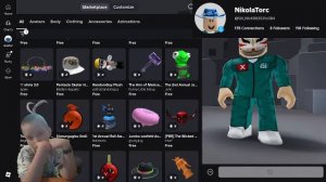 роблокас с сестрой