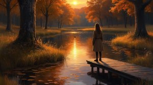 The autumn wind whispers to us