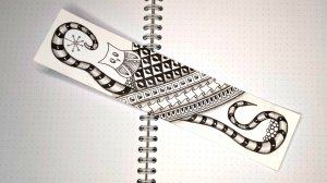 Закладка-раскраска Совушка в узорах