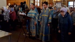 Молебен в престольный праздник в храме "Всех скорбящих Радость" г. Саранска