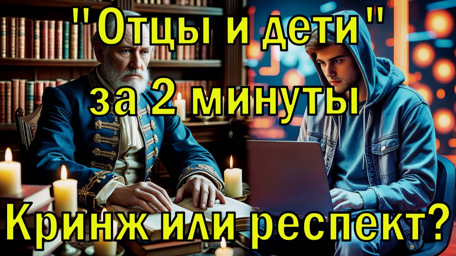 «Отцы и дети» Тургенева за 5 минут | Пересказ на языке зумеров 🤯📚 #школьнаяпрограмма