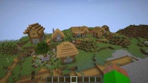 как выглядит деревня № 14 на майнкрафт бедрок и джава