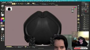 Скульптинг УЭНСДЕЙ в Zbrush. Возвращение старого проекта!!!