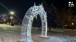 Светодиодная арка для оформления городских пространств. Собственное производство. Доставка по России