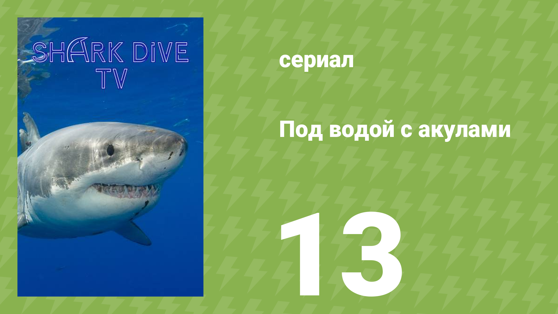 Под водой с акулами 13 серия (документальный сериал, 2023)