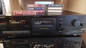 Sony tc-k361 демонстрация записи и воспроизведения после восстановления.