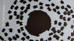 Черный круг / Пазл 157 элементов / Jigsaw Puzzle / Сборка пазлов