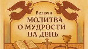 Включи «Молитва о мудрости на день»